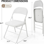 VINGLI 4 Pack Folding Chairs - Image 3