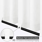 Easy-Going Outdoor Patio Curtains 2 Panels, 54x120 inch, Porch and Pergola - Image 3