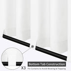 Easy-Going Outdoor Patio Curtains 2 Panels, 54x108 inch, Porch and Pergola - Image 3
