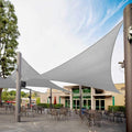 Royal Shade 10' x 10' x 10' Grey Triangle Sun Shade Sail Order to Make RTAPT8 by RoyalShade