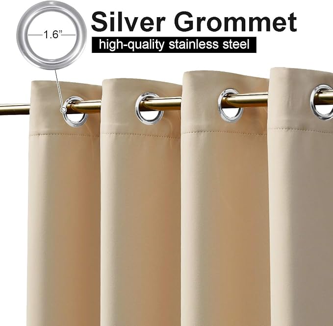 NICETOWN Weighted Outdoor Curtains - Image 2
