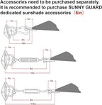 SUNNY GUARD Custom Size 7'x7'x9.9'Brown Sun Shade Sail Right Triangle UV Block - Image 3