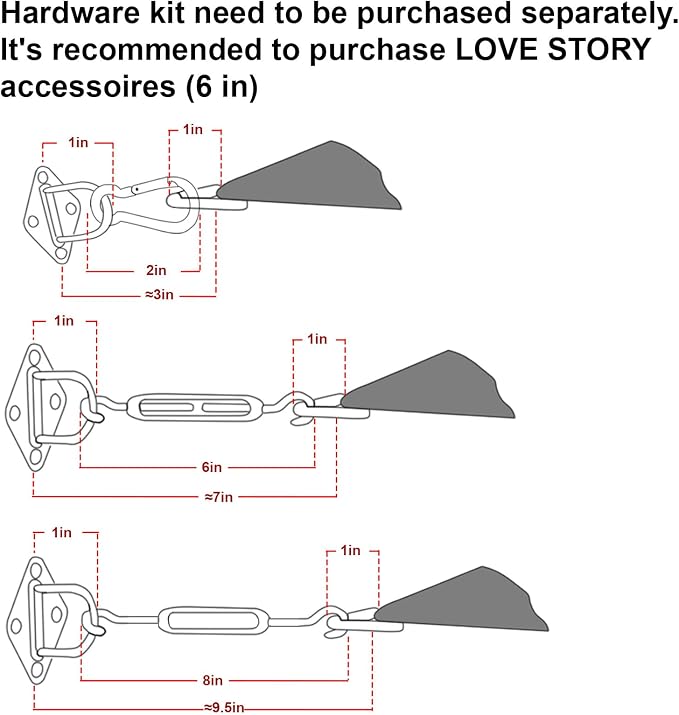 LOVE STORY Custom Size 12' x 15' x 19.2' Sun Shade Sail, Graphite Grey | HDPE - Image 3