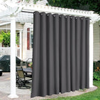 RYB HOME Extra Wide Outdoor Curtains by RYBHOME