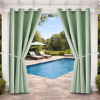Waterproof Outdoor Curtain W52 x L63 by DivaenCamino