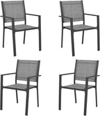 Patio Dining Chairs, All-Weather High-Resilience Textilene Outdoor Dining Chair by Olaterior