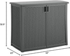 Suncast Lockable Outdoor Cabinet Storage - Image 3