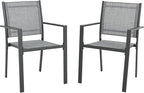 Patio Dining Chairs, All-Weather High-Resilience Textilene Outdoor Dining Chair by Olaterior