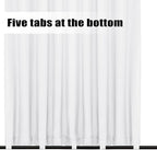 Easy-Going Outdoor Curtains for Patio 1 Panel, 110x84 inch, Weatherproof - Image 4
