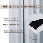 NICETOWN Outdoor Curtain for Patio Waterproof, Energy Smart Thermal Insulated - Image 4