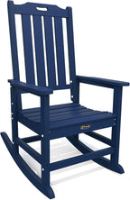 THOEOE Outdoor Rocking Chairs, Oversized Patio Rocking Chair | HDPE Outdoor by THOEOE