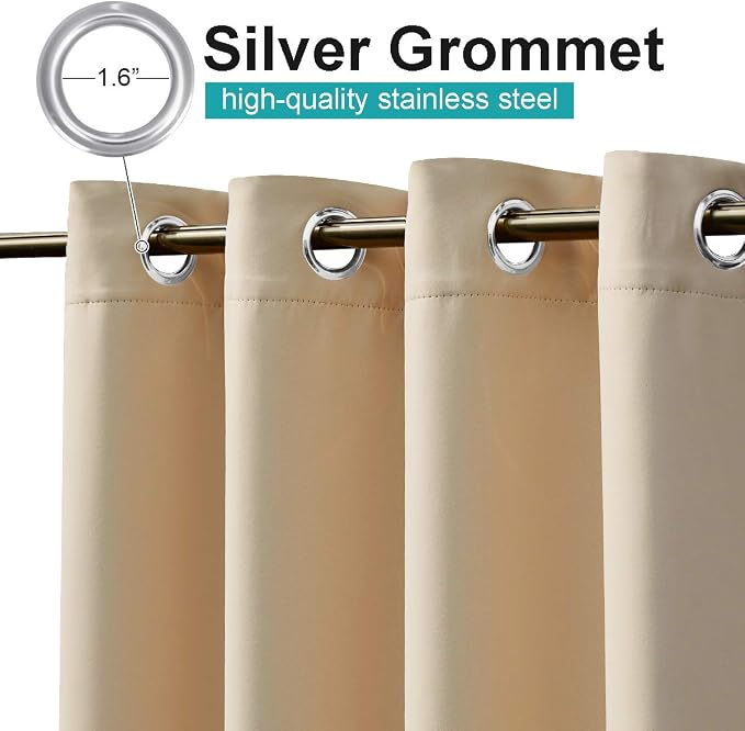 NICETOWN 2 Panels Outdoor Curtains - Image 3