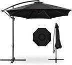 Best Choice Products 10ft Offset Hanging Market Patio Umbrella w/Easy Tilt by Unknown