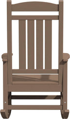 Oversized Outdoor Rocking Chairs Set of 4, HDPE Porch Rocker - Image 11