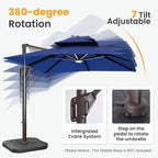 9x12 FT Outdoor Cantilever Patio Umbrella - Image 6