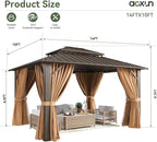 Aoxun Gazebo 14x10 Hardtop Gazebo - Image 2