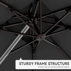 10' X 13' Cantilever Patio Outdoor Umbrella - Image 2