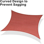 LOVE STORY 12' x 16' Rectangle Sun Shade Sail - Image 6