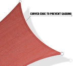 SUNNY GUARD 16' x 16' x 16' Triangle Shade Sail 95% UV Block Outdoor Canopy | - Image 7