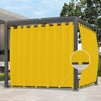 Easy-Going Outdoor Curtains for Patio 1 Panel, 150x108 inch, Weatherproof by Easy-Going