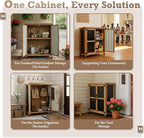 Small Outdoor Storage Cabinet for Patio, Weatherproof Lockable Deck Storage | - Image 8