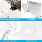 Retractable Waterproof Wave Sun Shade Canopy Pergola Cover Shade Sail Awning 7' - Image 3