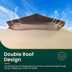 Pop Up Gazebo 11'x11' Canopy Tent, Outdoor Gazebo - Image 6