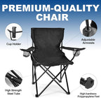 WEIDIORME 2 Pack Lightweight Camping Chairs - Image 4