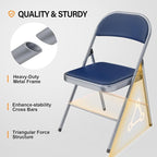 VINGLI 10 Pack Folding Chairs - Image 4