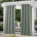 NICETOWN Patio Curtain for Outdoor Waterproof 120 inch Long, Extra Long by NICETOWN