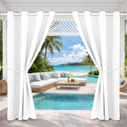 DIVA EN CAMINO DEC Outdoor Patio Curtain Waterproof Darkening Thermal Insulated by DivaenCamino