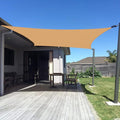 SUNNY GUARD Custom Size 5'x7' Peach Fuzz Sun Shade Sail Rectangle UV Block Shade by SUNNYGUARD