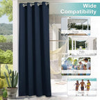 NICETOWN Patio Curtain for Outdoor Waterproof, Home Fashion Machine Washable - Image 4