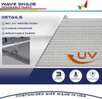 Windscreen4less 3' x 11' Retractable Sun Shade Canopy Cover Sliding Wave Shade - Image 3