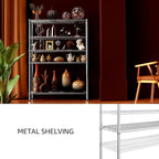IZEUK 4250 LBS Garage Shelving Wide Storage Shelves 5 Tier Metal Shelves Heavy - Image 6
