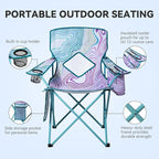 Nazhura 2 Pack Outdoor Camping Chairs Folding/Foldable/Portable - Image 4