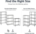 Amazon Basics 5-Shelf Multipurpose Adjustable Steel Garage Shelving Unit - Image 5