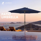 JEAREY 9FT Outdoor Patio Umbrella, Market Umbrella - Image 7