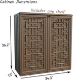 Mrosaa Indoor Outdoor Storage Cabinet Waterproof - Image 3