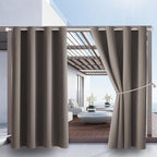 DIVA EN CAMINO DEC Outdoor Patio Curtain Waterproof Darkening Thermal Insulated by DivaenCamino