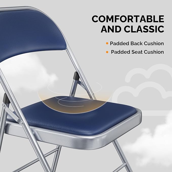 VINGLI 8 Pack Folding Chairs - Image 5