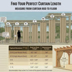 Outdoor Indoor Curtains W52 x L108 - Image 3