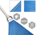 Patio Paradise 4' x 4' x 4' Sun Shade Sail Triangle Canopy Shade Cloth Fabric - Image 3