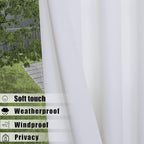 BONZER Waterproof Indoor/Outdoor Curtains - Image 4