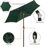 7.5 ft Patio Umbrella, Yard Umbrella, Outdoor Market Umbrella - Image 2
