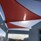 SUNNY GUARD Custom Size 9'x9'x12.7' Terra Red Sun Shade Sail Right Triangle UV by SUNNYGUARD