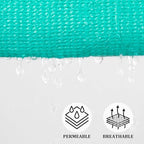 Shade&Beyond Custom Sun Shade Sail 14'X20'X24.4'Triangle Sun Sail Shades Patio - Image 3