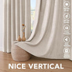H.VERSAILTEX Polyester Blackout Curtains 96 Inches Long, 100% Absolutely - Image 7