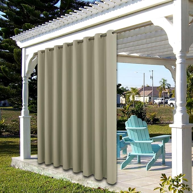 BONZER Extra Wide Waterproof Outdoor Curtains - Image 6