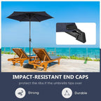 Abba Patio 7.5FT Lyon Outdoor Patio Umbrella Outdoor Table Umbrella - Image 4